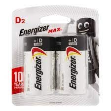ENERGIZER BATTERY MAX D2 2 PCK