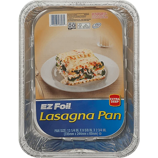 HEFTY LASAGNA GIANT CASSEROLE PAN 13*9