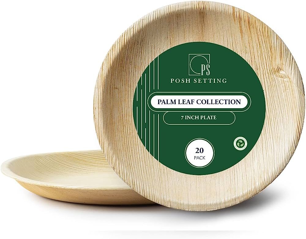 POSH COMPOSTABLE 7' PLATE 25'S