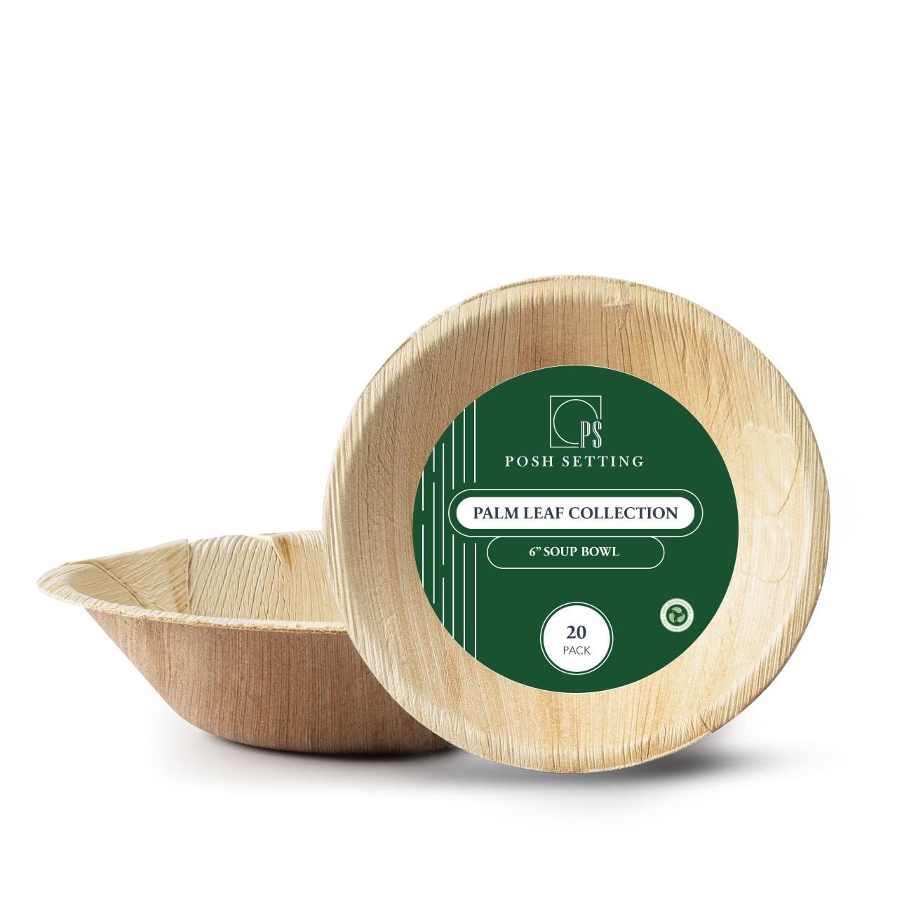 POSH COMPOSTABLE 9' PLATE 25'S