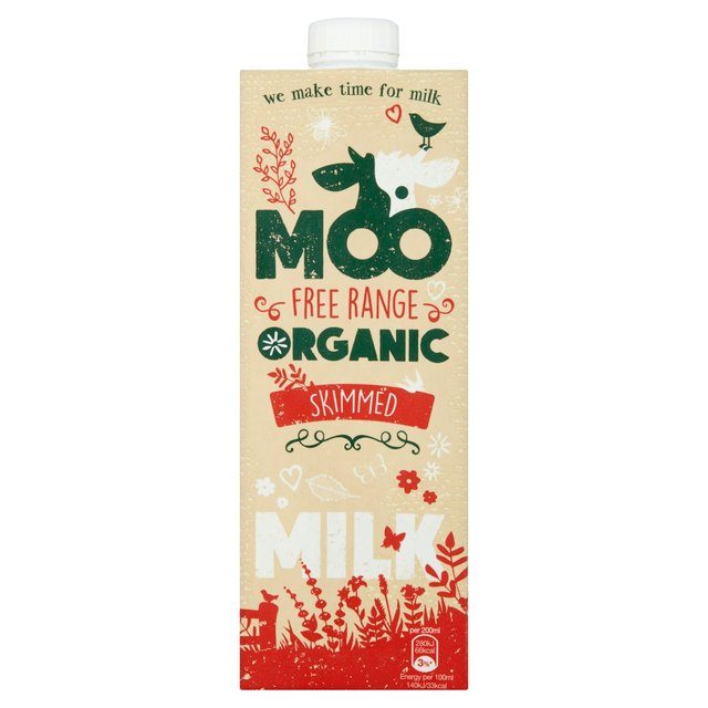 MOO! SKIMMED UHT MILK 1L