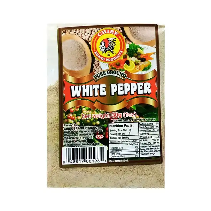 CHIEF WHITE PEPPER 30G