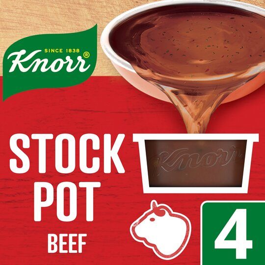 KNORR STOCK POT BEEF 4PK 28G