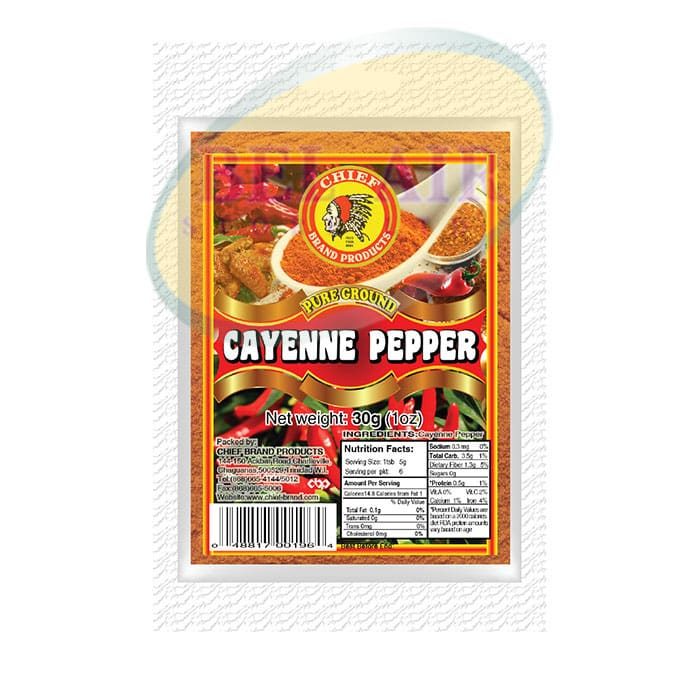 CHIEF CAYENNE PEPPER 30G