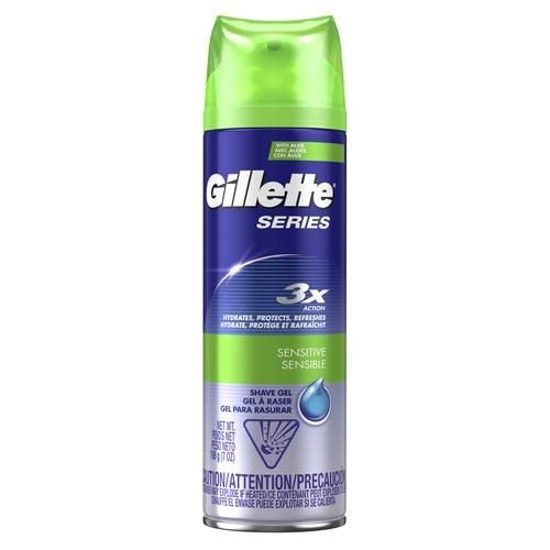 GILLETTE SER SHAVING GEL SENSITIVE 7OZ