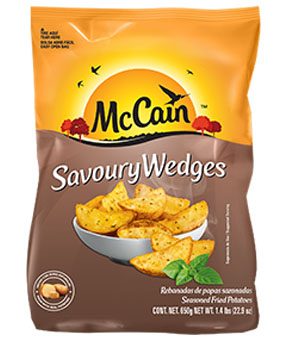 MCCAIN SAVOURY WEDGES 650 GM