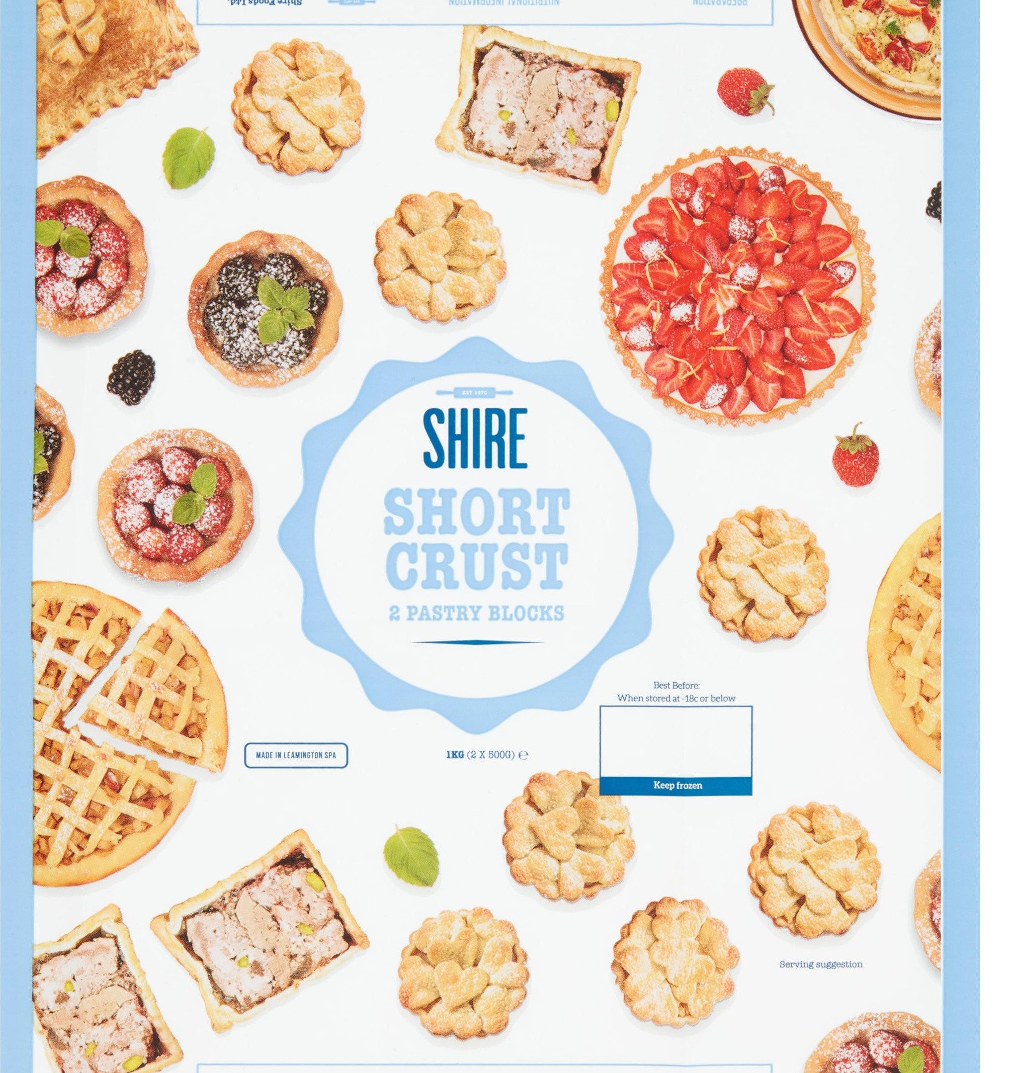 SHIRE SHRTCRUST PASTRY 500G