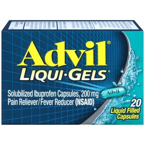ADVIL LIQUID GEL 20CT