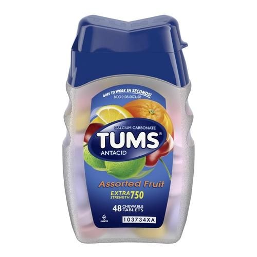TUMS TABLETS ASSORTED 48CT
