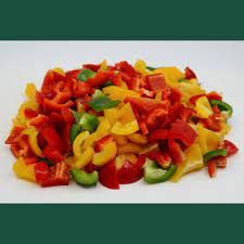 SLICED  PEPPERS MIXED PER KG