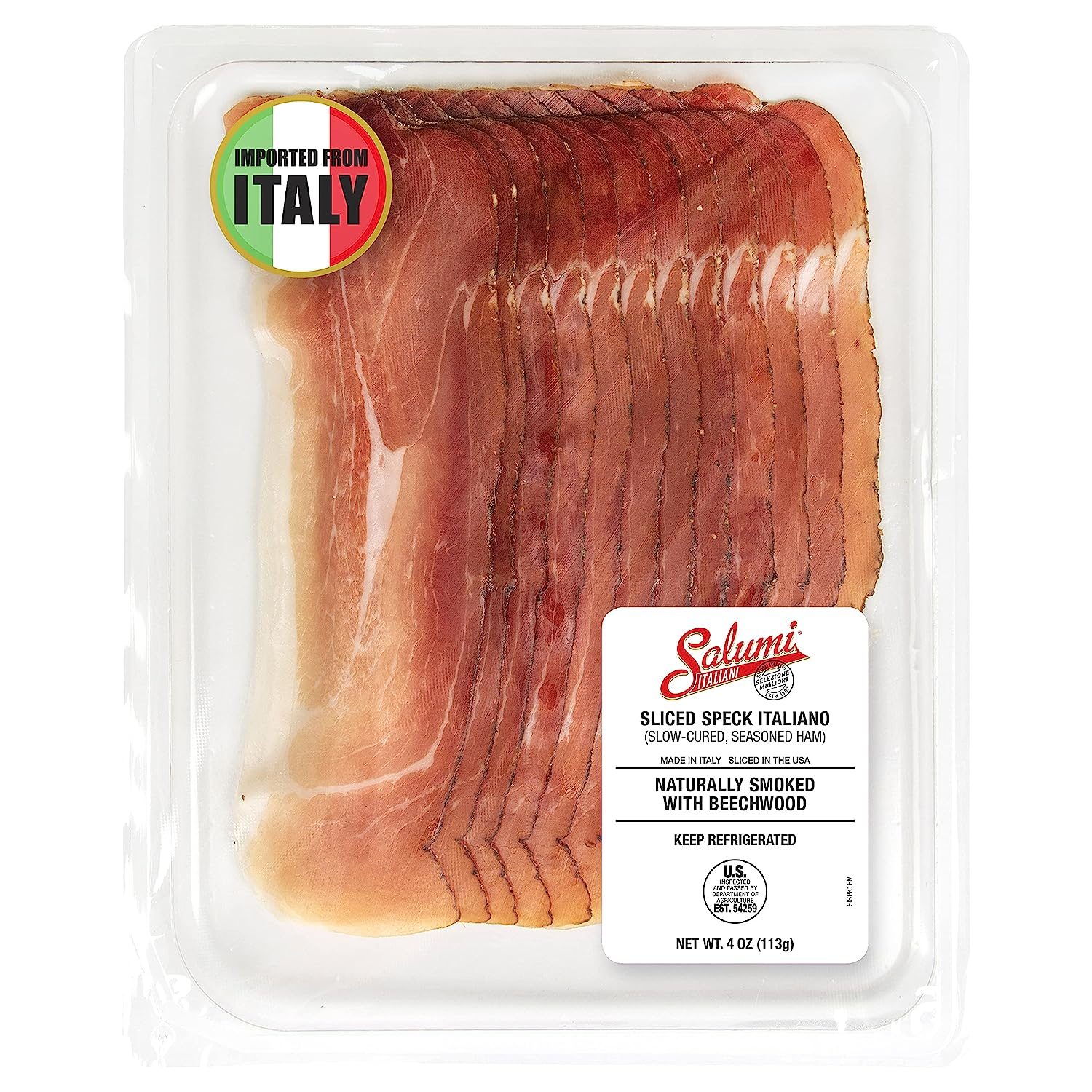 SALUMI SPECK ITALIANO SLICED 4 OZ