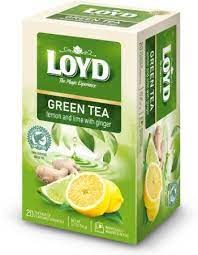 LOYD GREEN TEA HON/LEM/GINGER 20CT