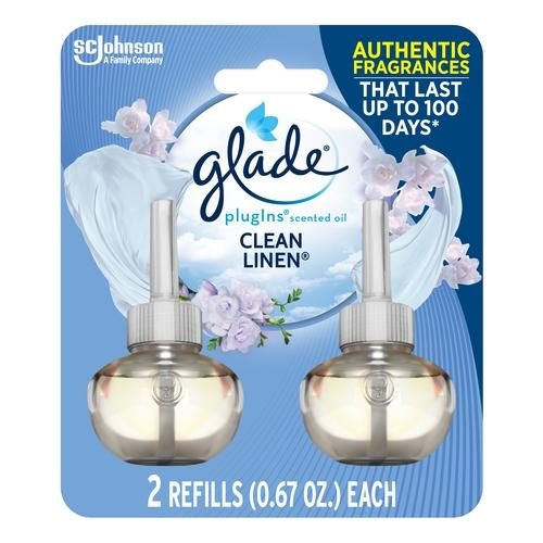 GLADE PLUG-IN CLEAN LIN 2S 1.34OZ