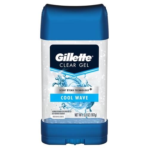 GILLETTE CLEAR GEL ANTIPERSPIRANT  COOL WAVE 3.8OZ