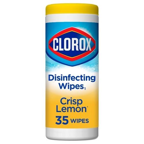 CLOROX DISINF. WIPES CRISP LEMON 9OZ