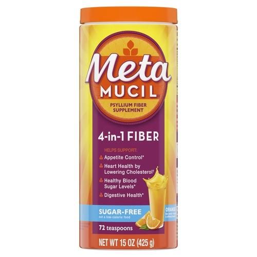 METAMUCIL ORIGINAL SMOOTH SUGAR FREE 504G