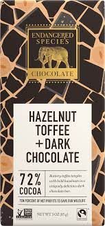 ENDANGERED HZLNT TOFFEE BAR 3OZ