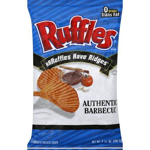 RUFFLES AUTHENTIC BBQ 1.1OZ