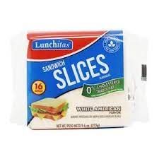 LUNCHITAS WHITE AMERICAN SLICES