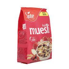 SANTE MUESLI W/FRUITS BAG 350GM
