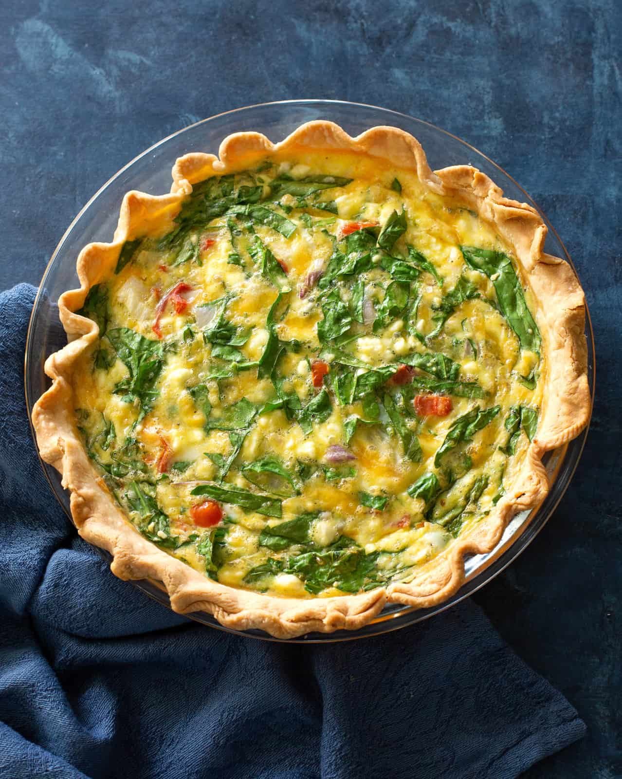 FOSTERS QUICHE - SPINACH