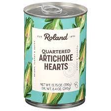 ROLAND ARTICHOKE HTS QUARTERED 13.75 OZ