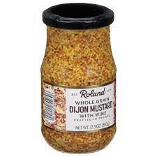 ROLAND GRINED DIJON MUSTARD - FRANCE 12.3 OZ FL