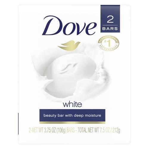 DOVE WHITE SOAP BARS 3.75OZ