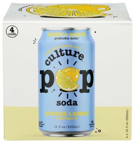 CULTURE POP GINGER LEMON 12OZ