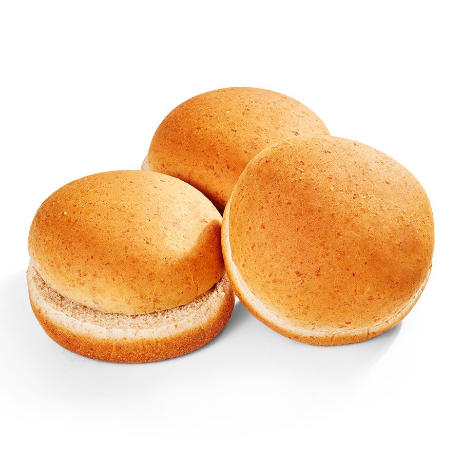 ZEPHIRINS WHOLE WHEAT HAMBURGER BUNS 8S