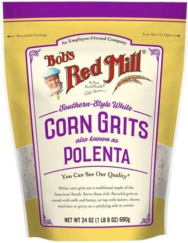 BOBS RED MILL WHITE CORN GRITS 24 OZ