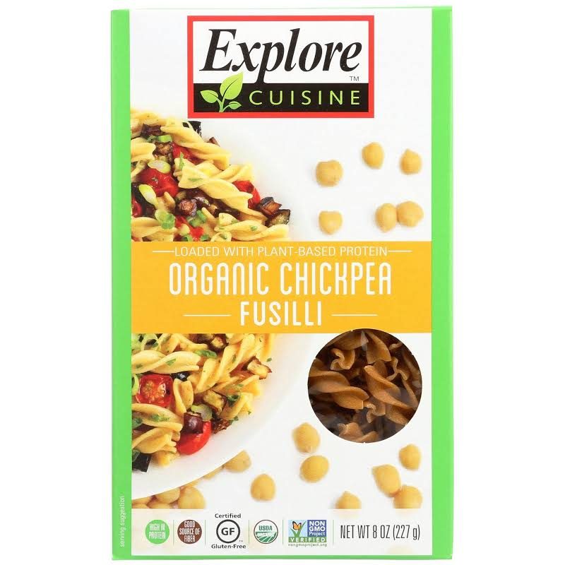 EXPLORE CUISINE ORGANIC CHICKPEA FUSILLI 8OZ
