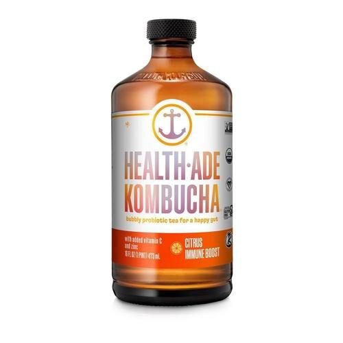 HEALTHADE CITRUS IMMUNE BOOST KOMBUCHA 16OZ