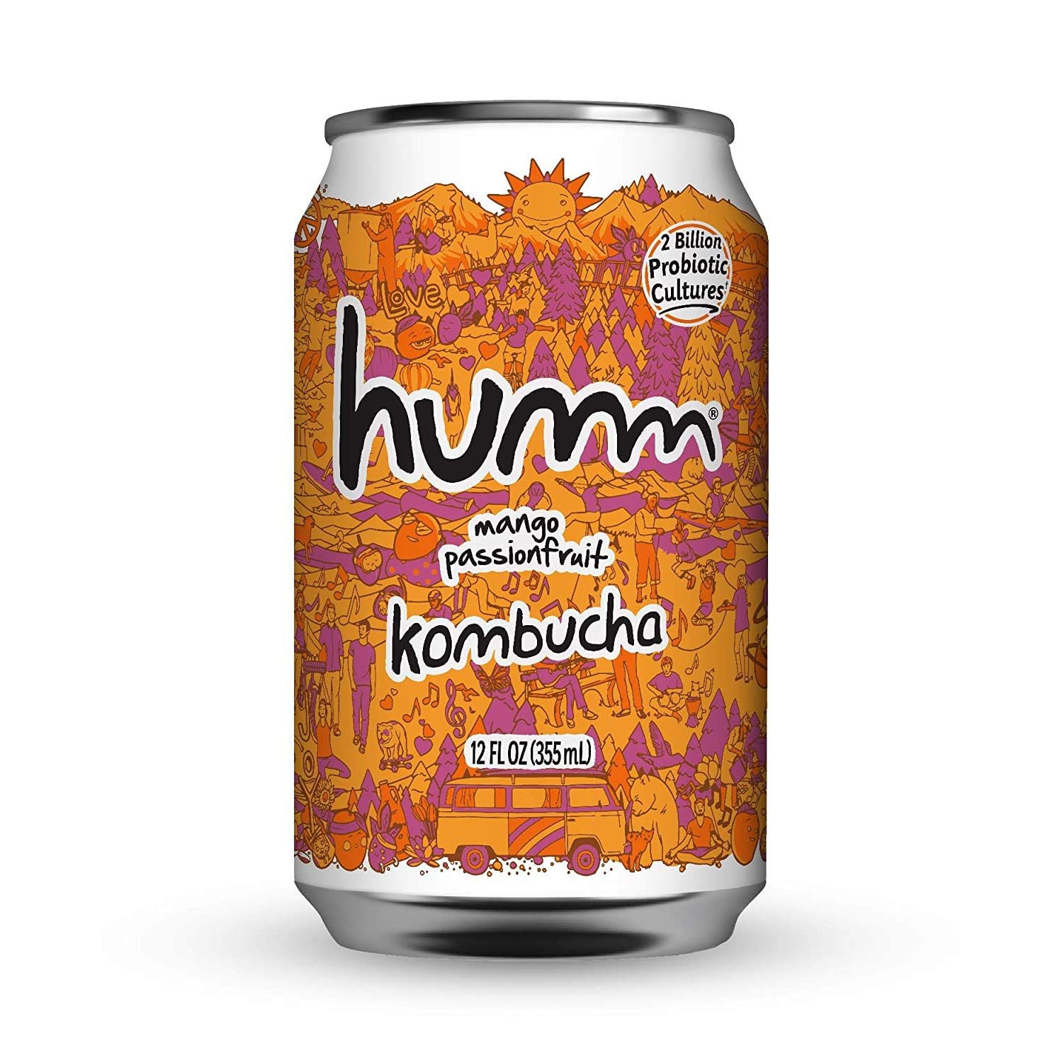 HUMM MANGO PASSIONFRUIT KOMBUCHA 12OZ