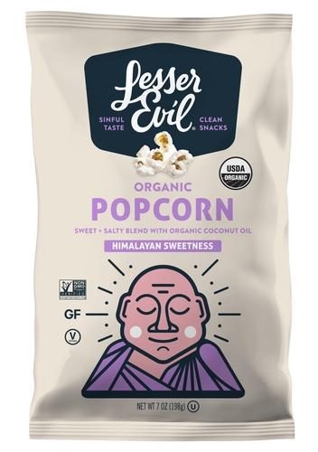LESSER EVIL HIMALAYAN SWEETNER POPCORN 7OZ