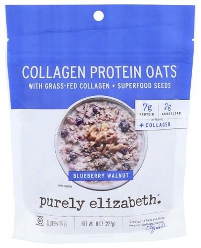 PURELY ELIZABETH BLUEBERRY WALNUT COLLAGEN PROTEIN OATS 8OZ