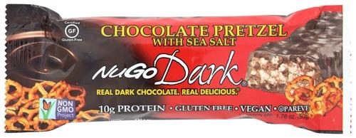 NUGO DARK CHOCOLATE PRETZEL BAR 1.76OZ