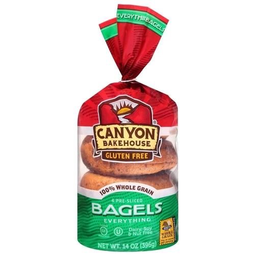 CANYON EVERYTHING BAGELS CLUTEN FREE 14OZ