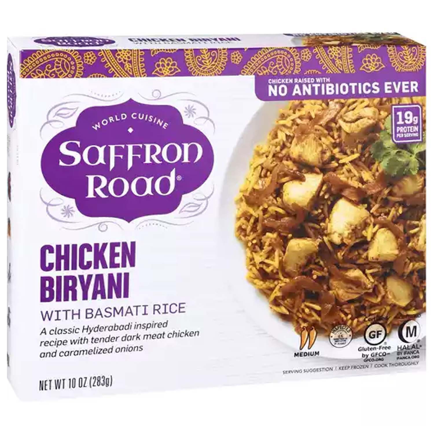 SAFFRON ROAD CHICKEN BIRYANI 10 OZ
