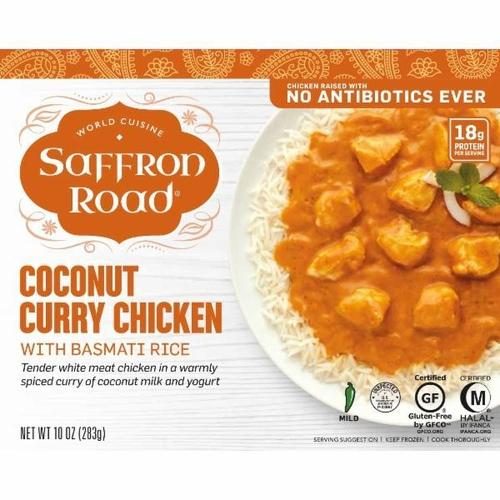 SAFFRON ROAD COCONUT CURRY CHICKEN 10 OZ