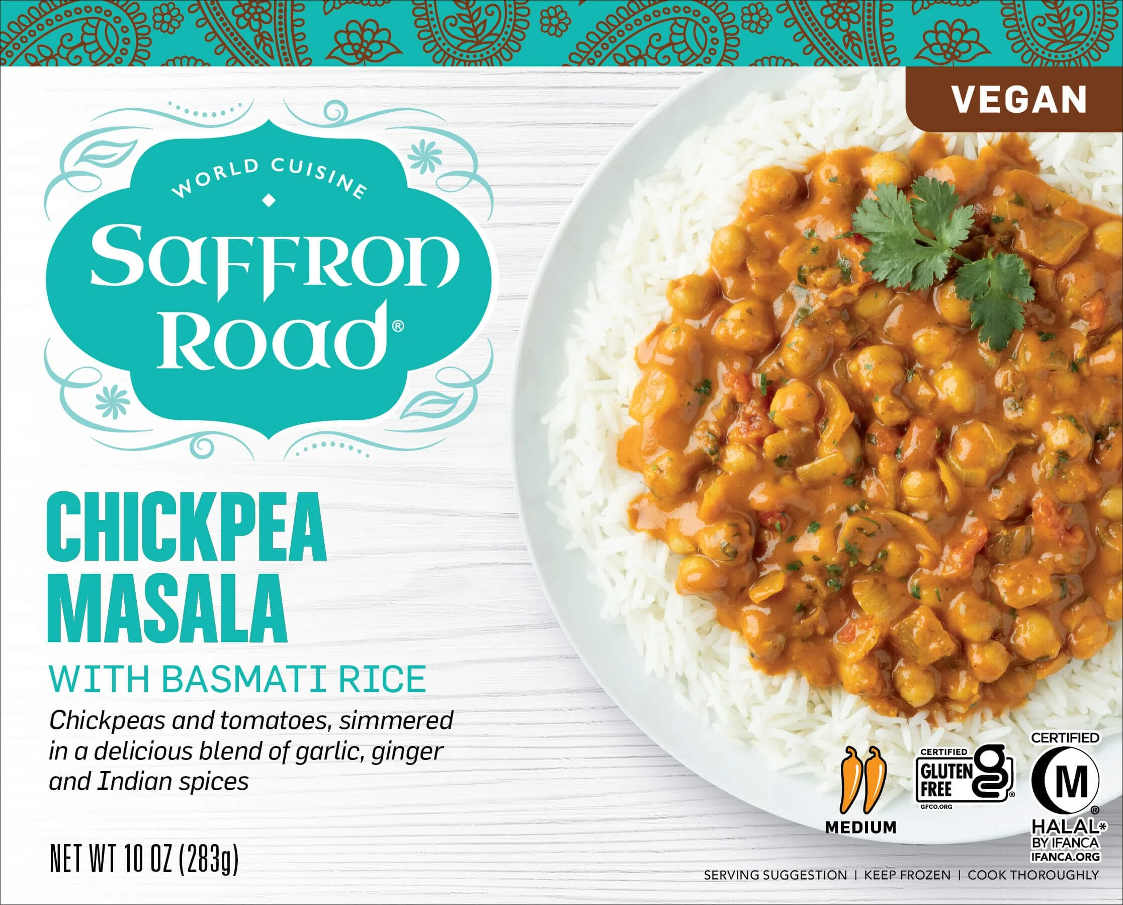 SAFFRON ROAD CHICKPEA MASALA 10 OZ