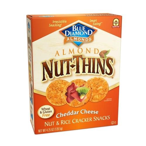 BLUE DIAMOND CHEDDAR CHEESE NUT THINS 4.25OZ