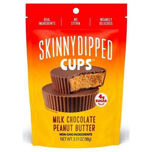SKINNY DIPPED MILK CHOCOLATE PEANUT BUTTER CUP 3.17OZ