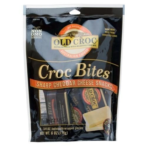 OLD CROC SHARP CHEDDAR BITES 6OZ