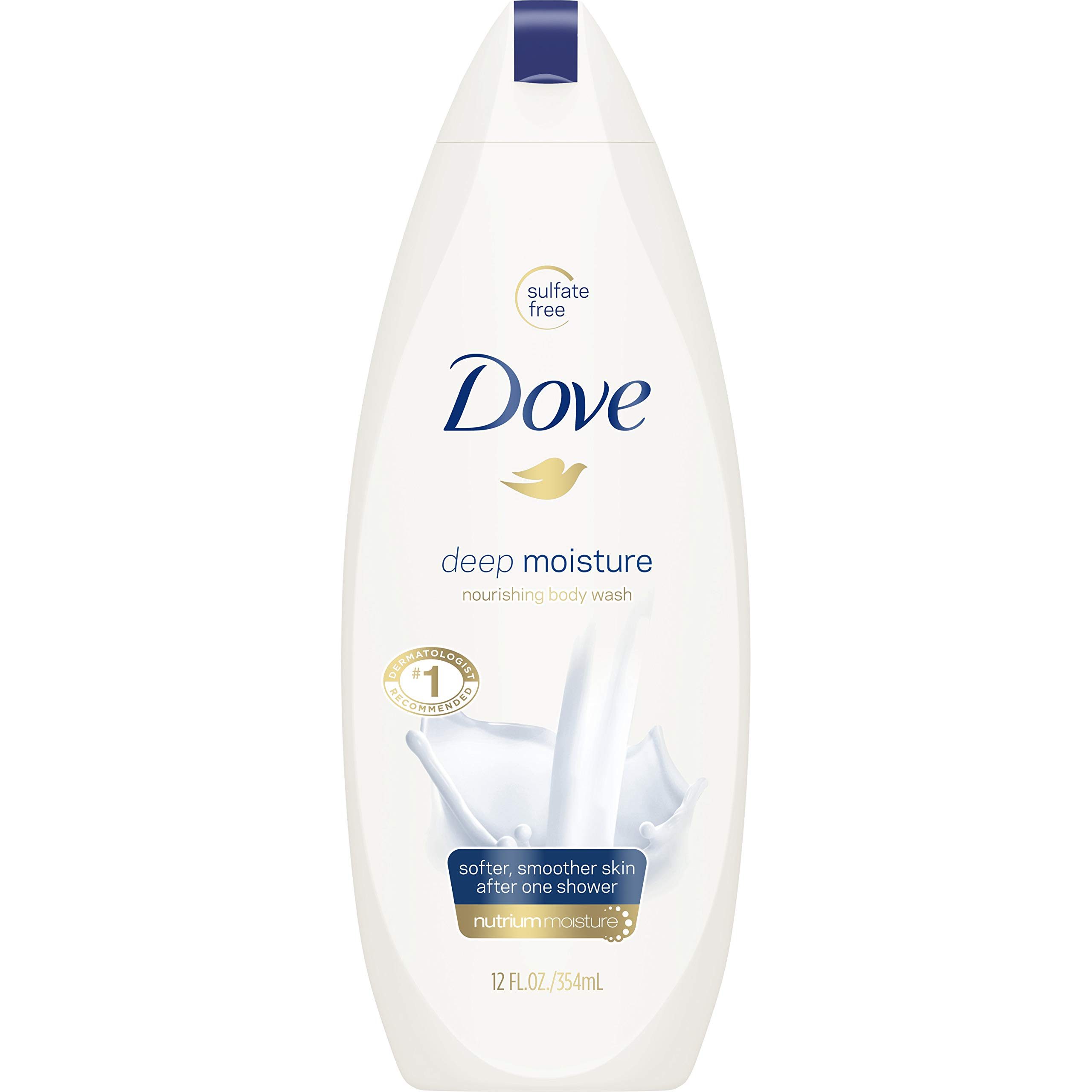 DOVE BODY WASH DEEP MOISTURE 12OZ