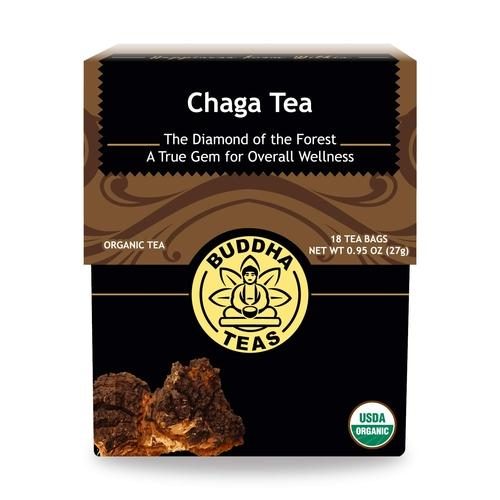 BUDDHA TEAS ORGANIC CHAGA MUSHROOM TEA