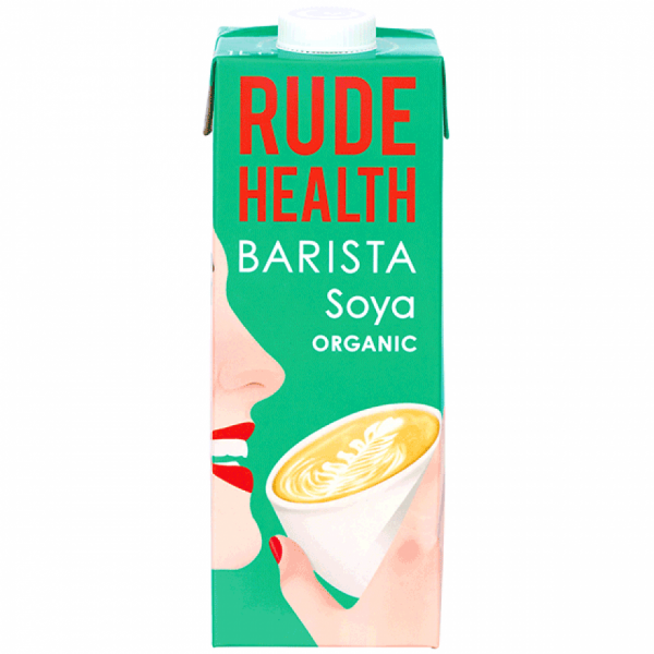 RUDE HEALTH ORGANIC BARISTA SOYA MILK 1LT