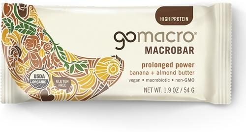 GOMACRO BANANA & ALMOND BUTTER BAR 2.3OZ