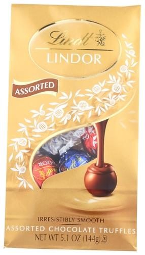 LINDT LINDOR TRUFFLES ASSORTED 5.1OZ