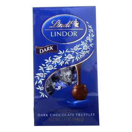 LINDT LINDOR TRUFFLES DARK CHOCOLATE 5.1OZ